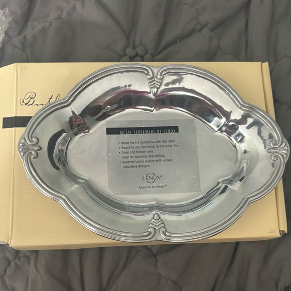 Lenox Butlers pantry small tray, NWT, metal serve ware by Lenox - Picture 1 of 3
